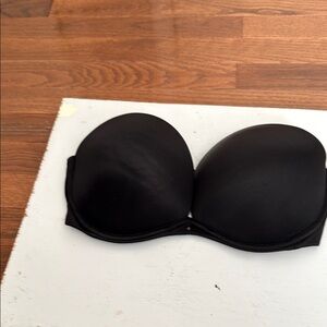 PINK Victoria's Secret Black Strapless Bra Intimates